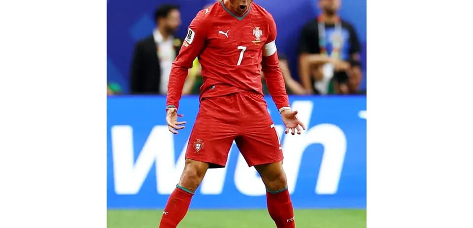 Cristiano Ronaldo celebrando un gol con Portugal