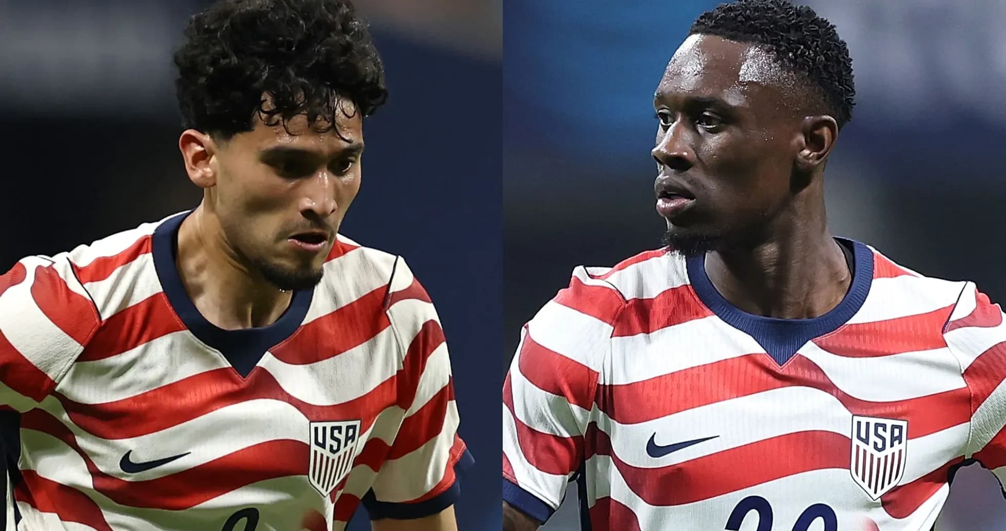 Jugadores de la selección de Estados Unidos en acción