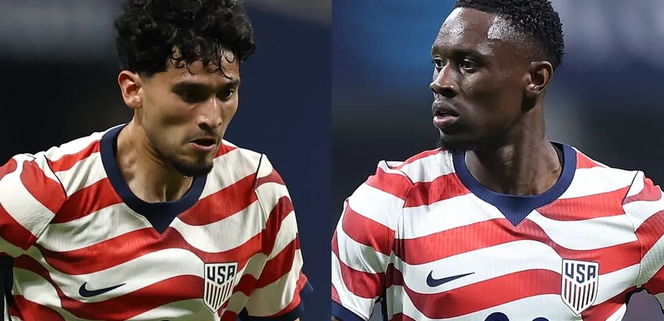 Jugadores de la selección de Estados Unidos en acción