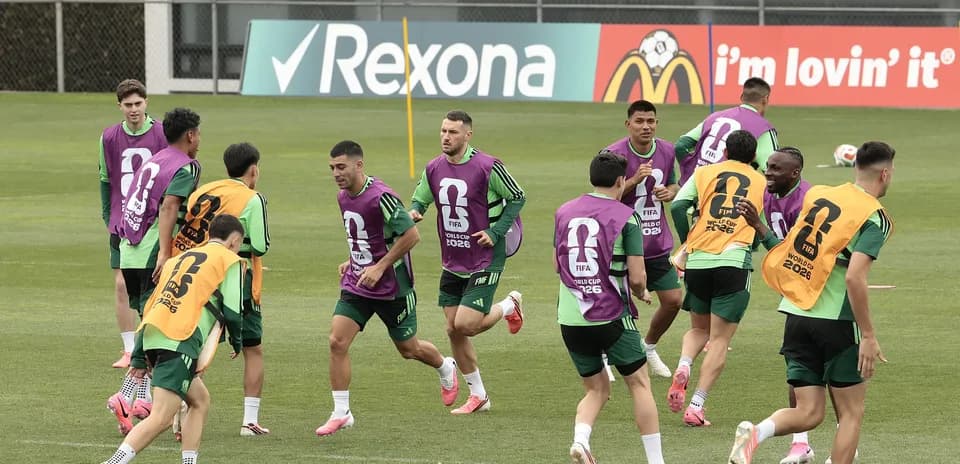 Entrenamiento de la selección mexicana para el Mundial