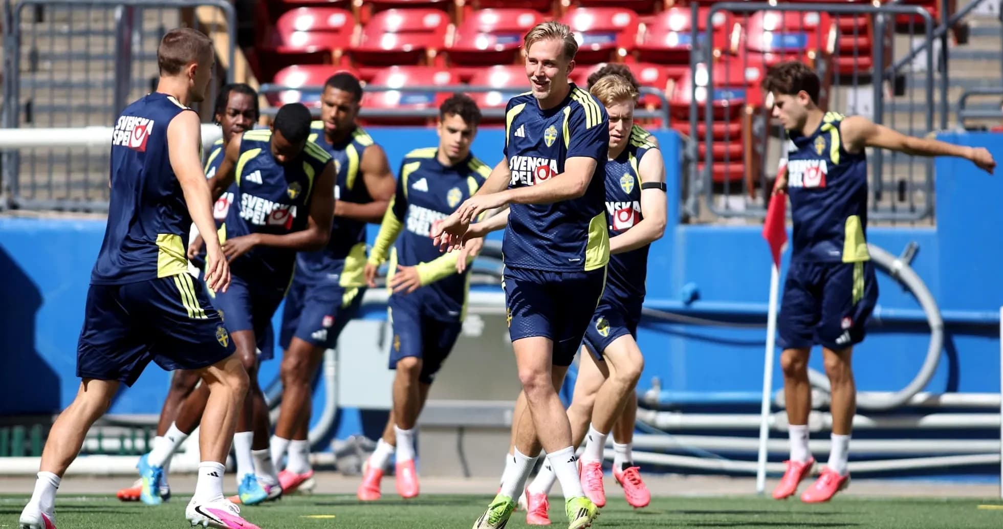 Entrenamiento del equipo de Suecia