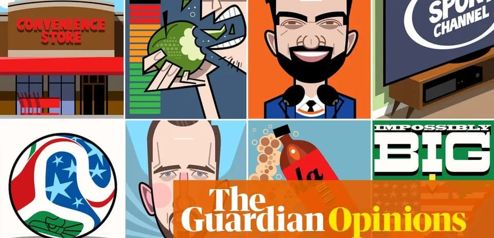 Collage of various illustrations related to sports
