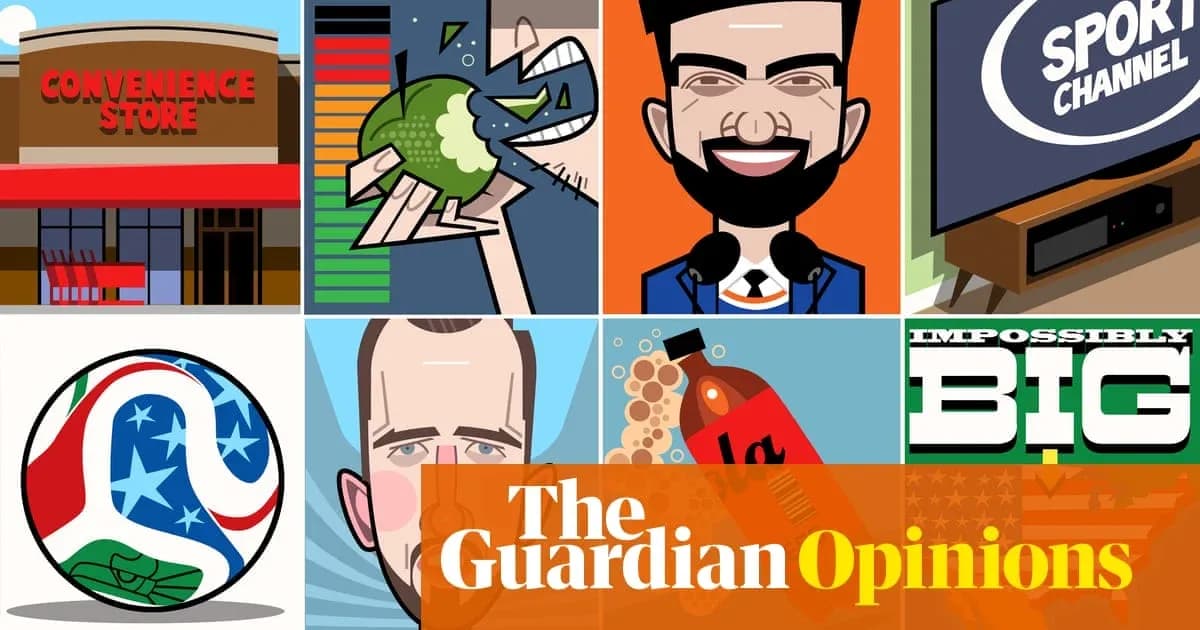 Collage of various illustrations related to sports