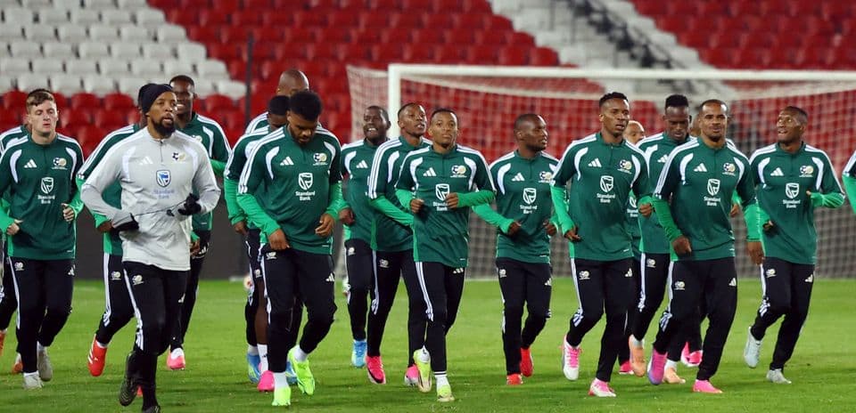 Entrenamiento de Sudáfrica antes del Mundial 2026