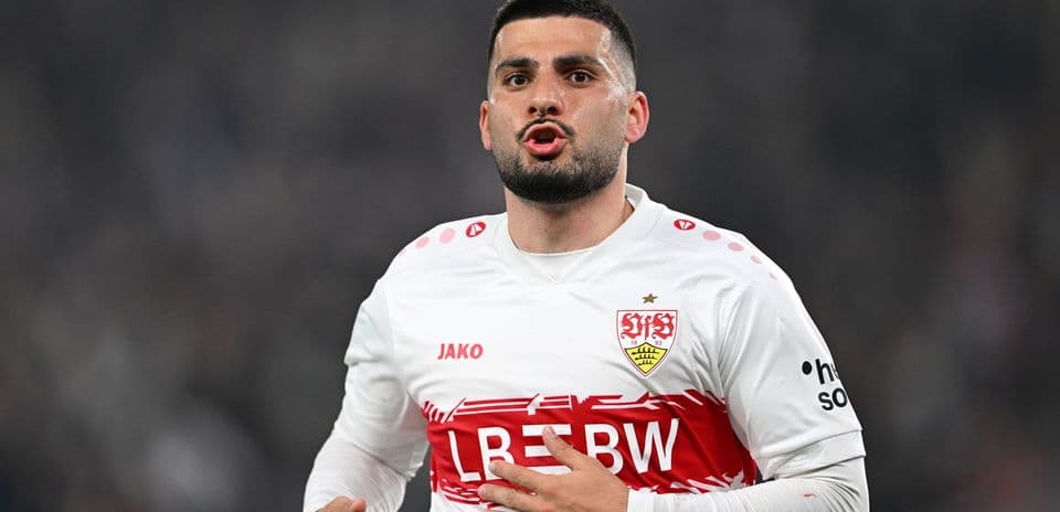 Jugador del VfB Stuttgart durante un partido