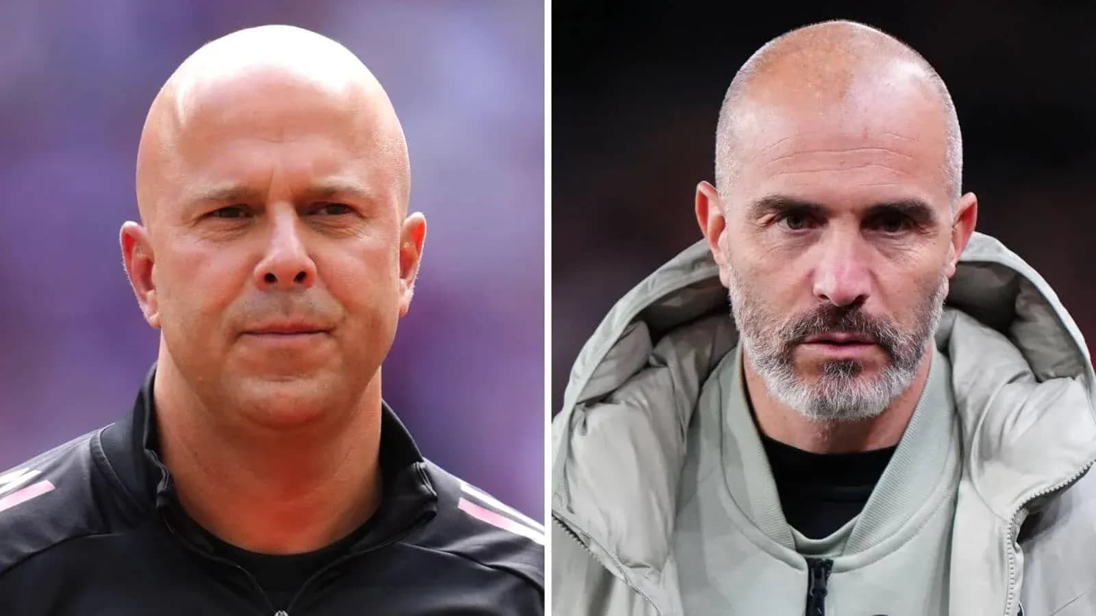 Dos entrenadores en un evento deportivo
