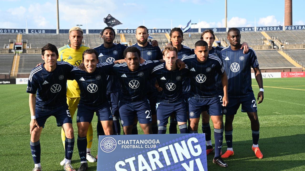 Equipo titular de Chattanooga Football Club