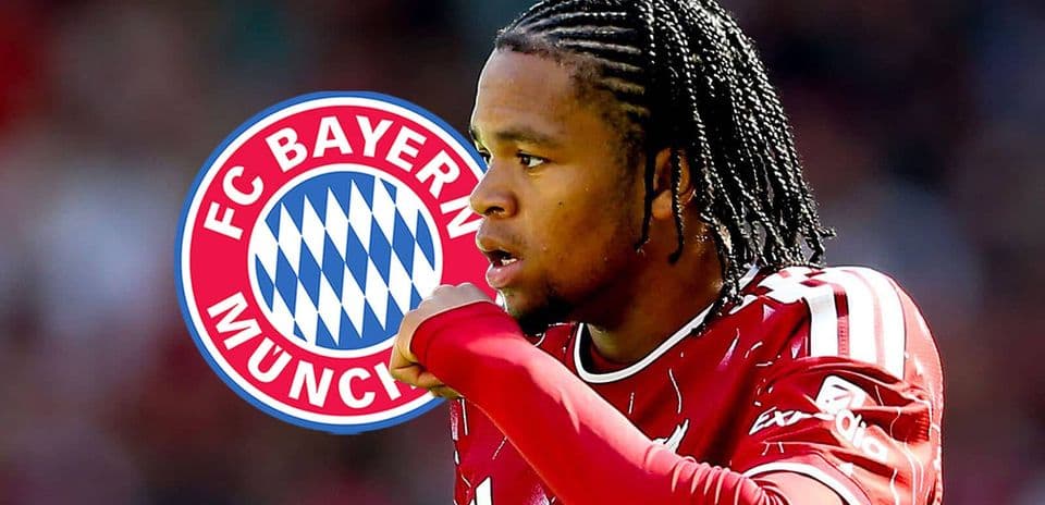 Jugador de Bayern Múnich señalando durante el partido