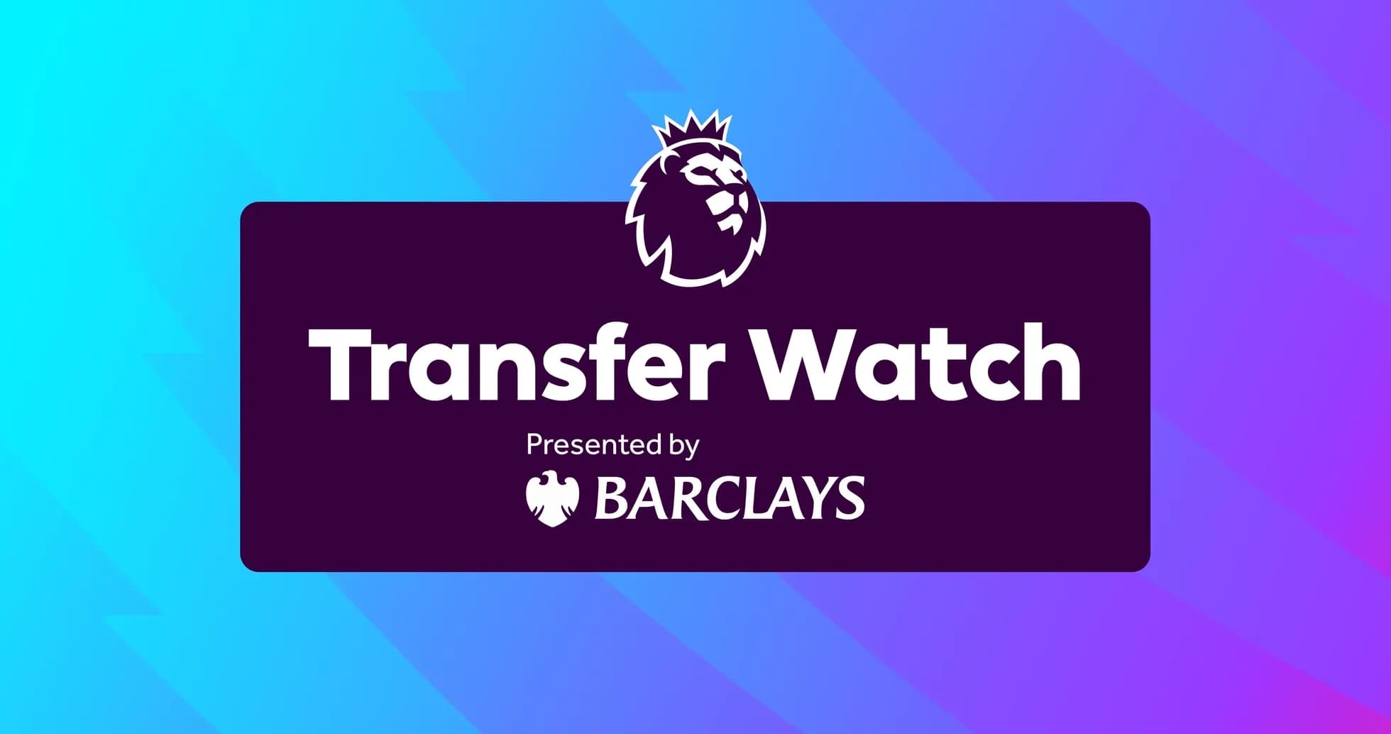 Logo de Premier League para Transfer Watch presentado por Barclays