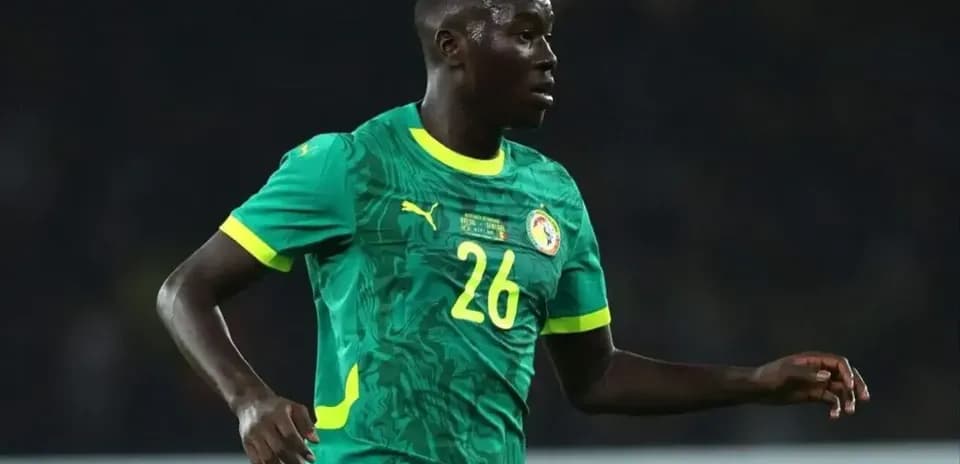 Jugador de Senegal en el Mundial de Fútbol