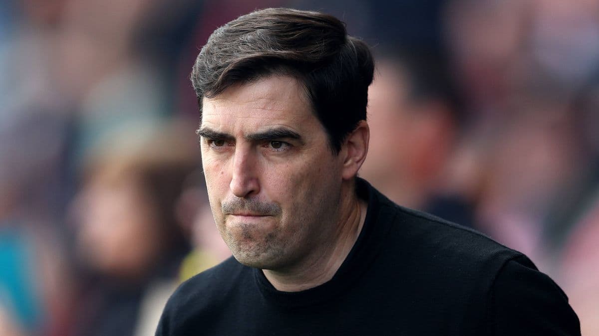 Entrenador observando el partido desde la línea lateral