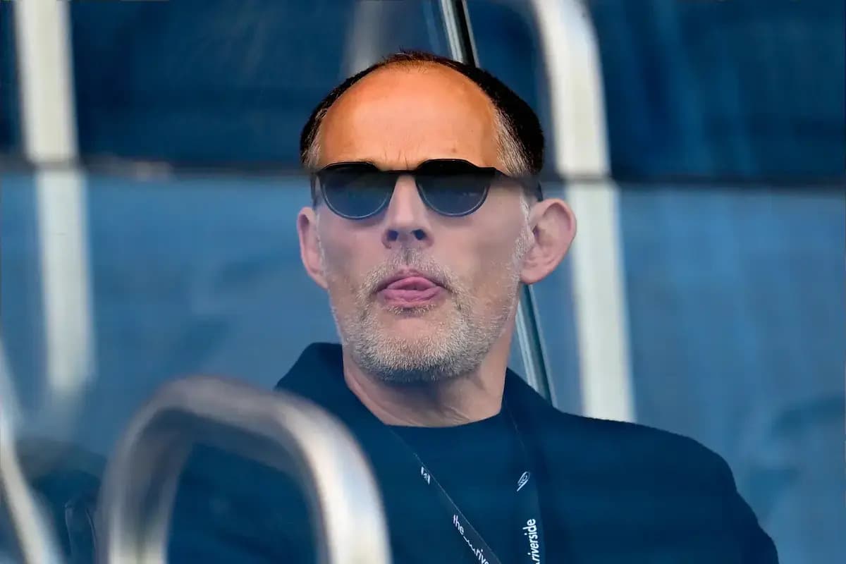Hombre con gafas de sol observando desde el palco