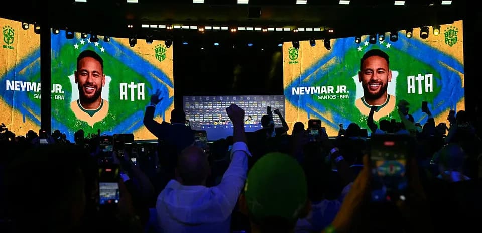 Presentación de Neymar Jr. en evento con fans