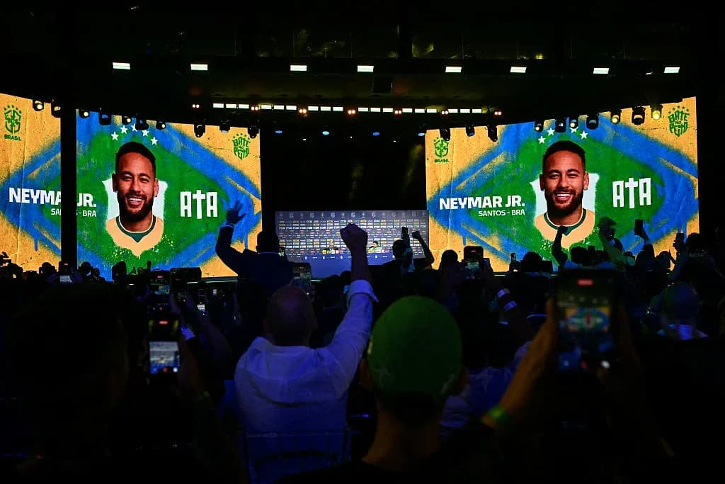 Presentación de Neymar Jr. en evento con fans