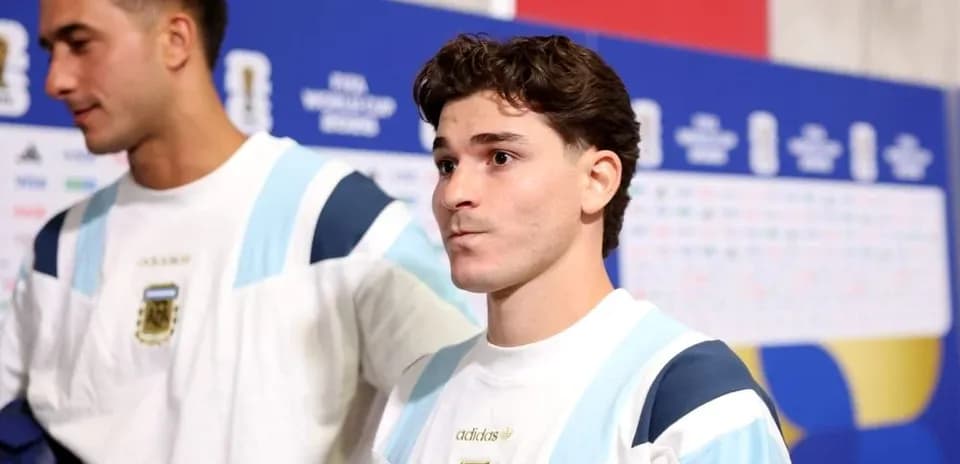 Jugadores argentinos en vestuario antes del partido
