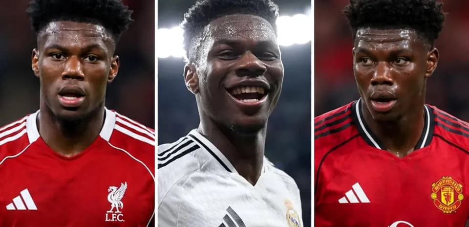 Tres imágenes de jugador en diferentes camisetas