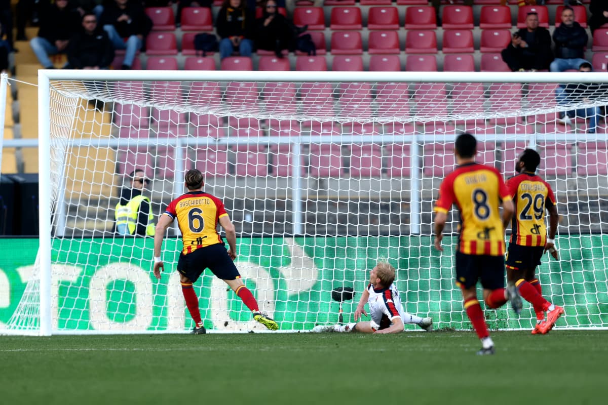 Gol de Lecce en partido contra Genoa