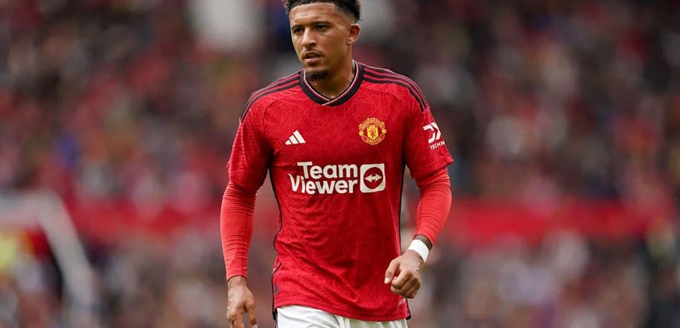 Jugador de Manchester United en el campo