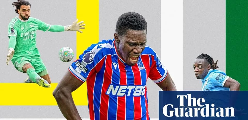 Jugador de Crystal Palace luchando durante un partido