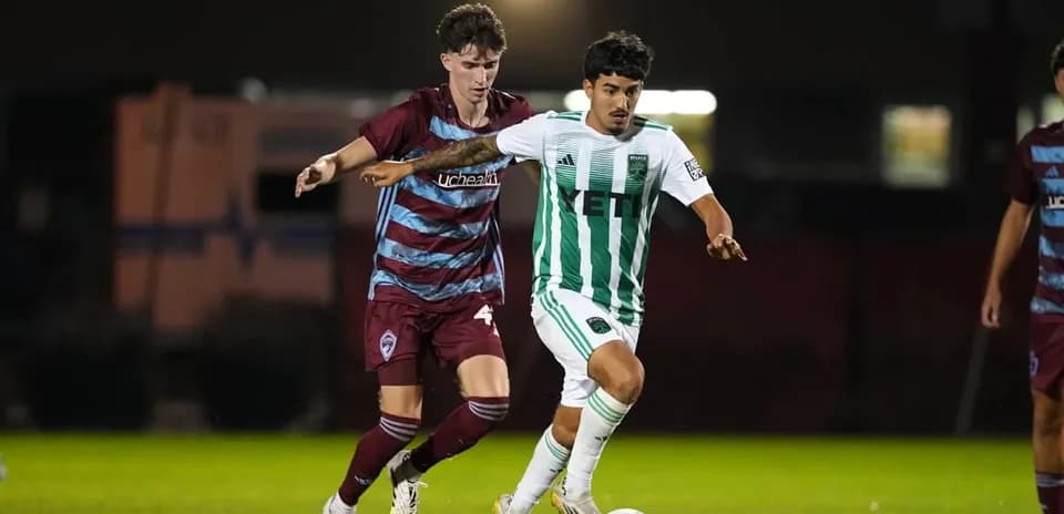 Jugador de Colorado Rapids II contra Austin II