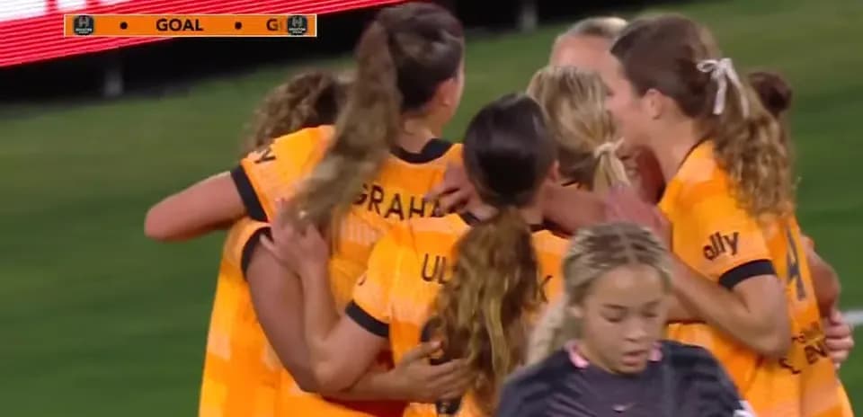 Jugadoras del Houston Dash celebrando un gol