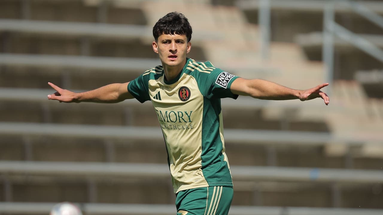 Jugador de Atlanta United II en acción