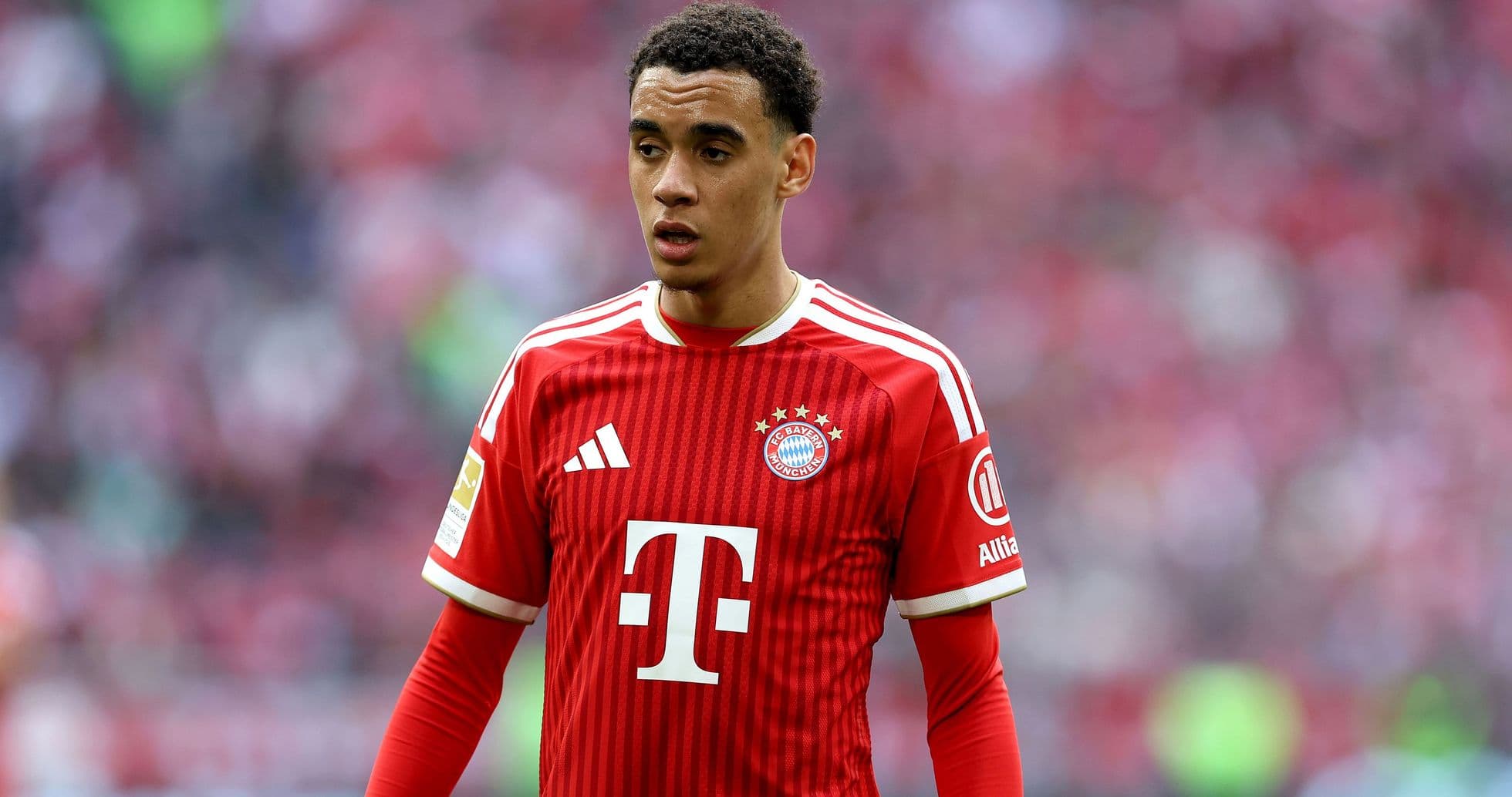 Jugador de Bayern Múnich en el campo de juego