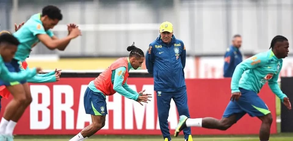 Entrenamiento de la selección brasileña de fútbol