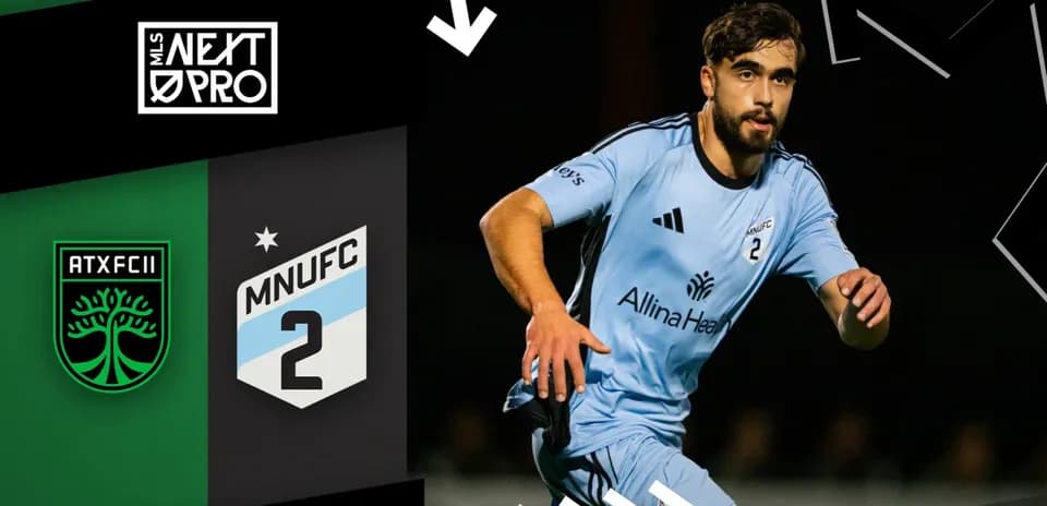 Jugador de Minnesota United II en acción