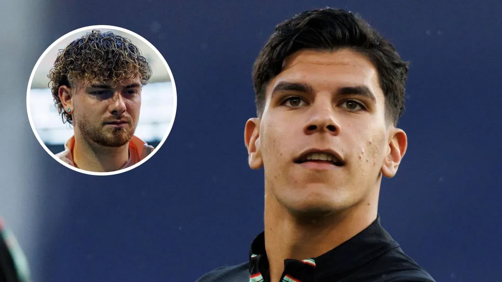 Dos jugadores en un entorno deportivo