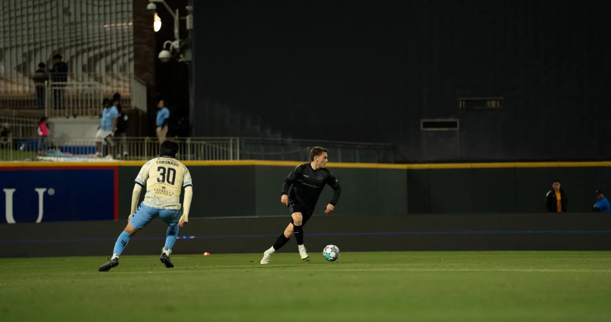 Jugador de Colorado Springs en acción