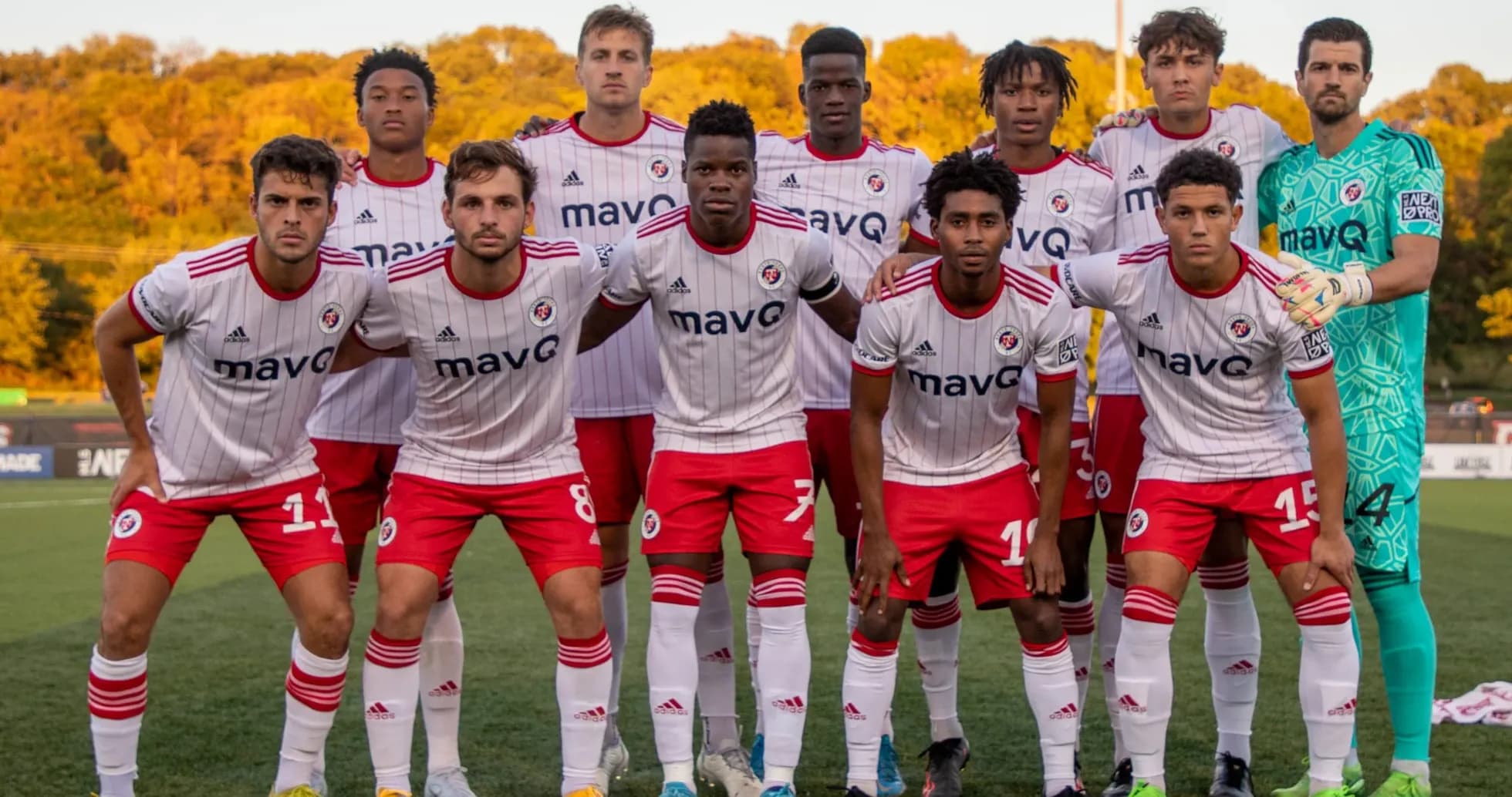 Equipo de North Texas antes del partido