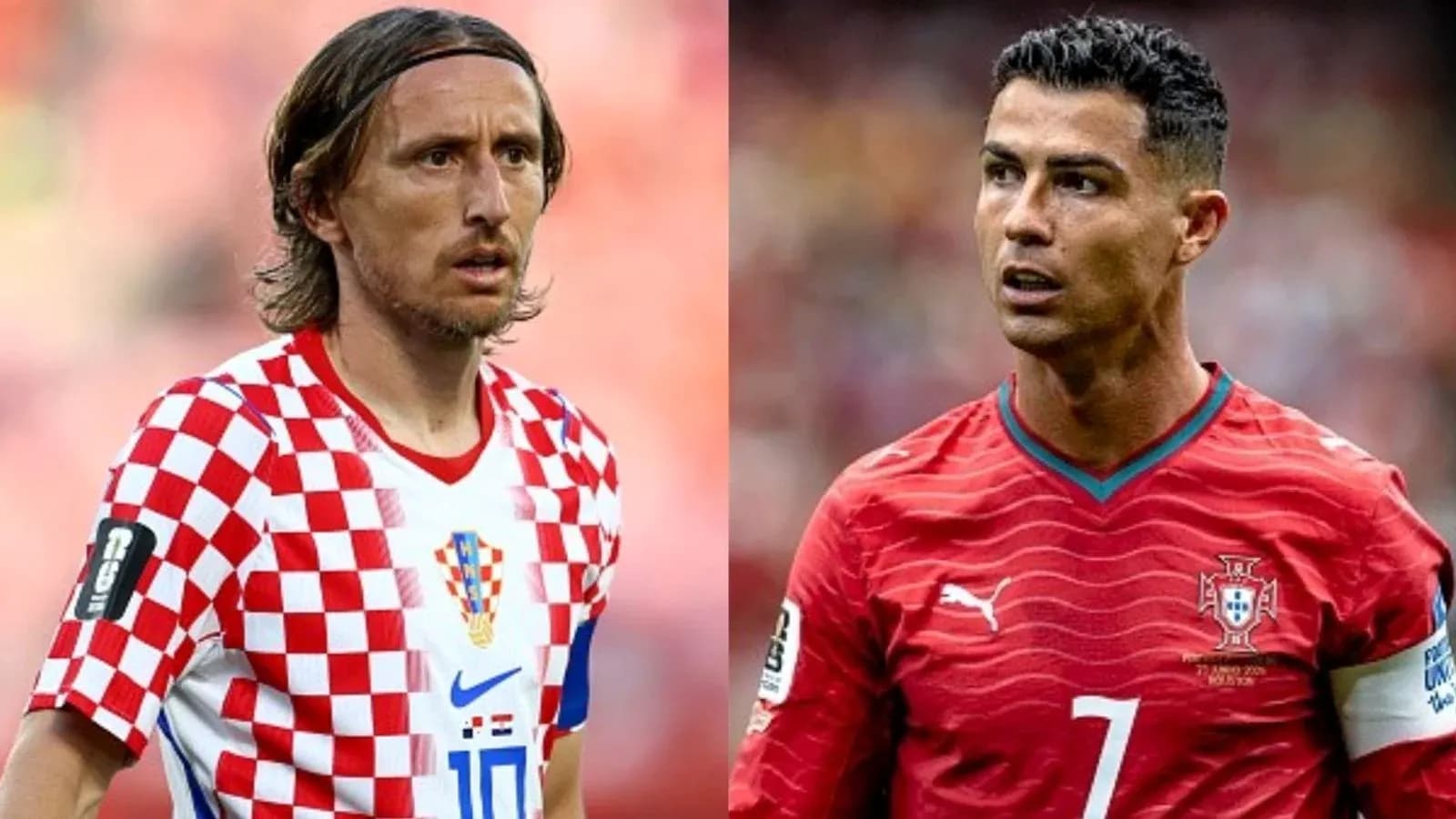 Luka Modric y Cristiano Ronaldo en partido