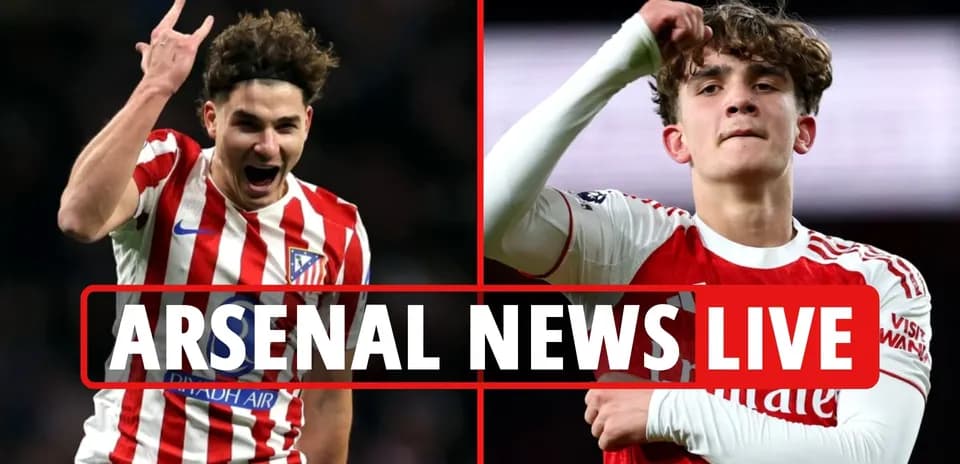 Jugadores de Atlético de Madrid y Arsenal durante el juego