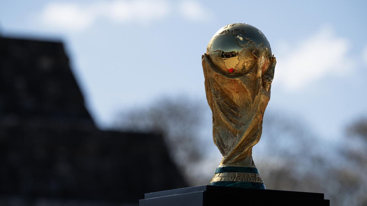 Trofeo de la Copa Mundial de la FIFA brillante