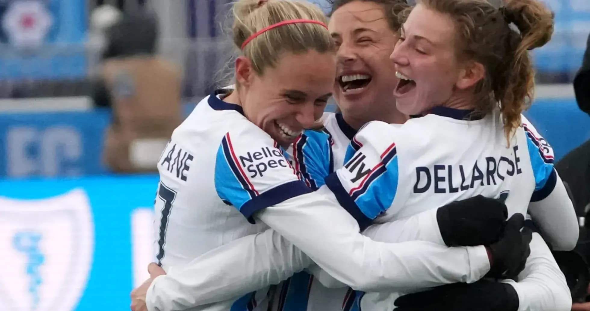 Jugadoras del Chicago Red Stars celebrando un gol Jugadoras del Chicago Red Stars celebrando un gol