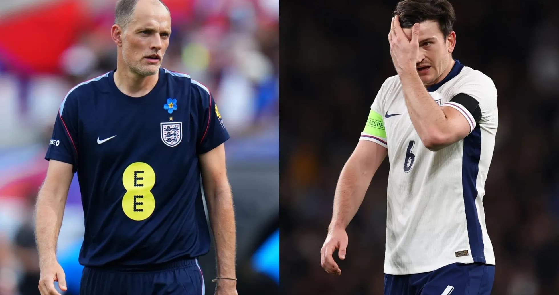 Entrenador y jugador de Inglaterra en el campo Entrenador y jugador de Inglaterra en el campo
